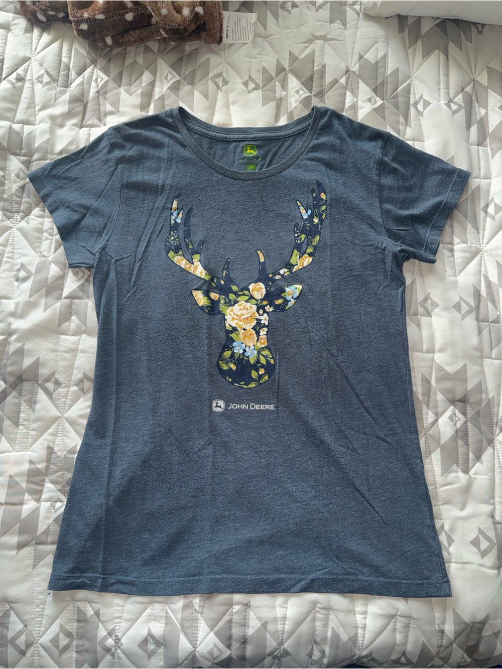 John Deere Floral Tshirt